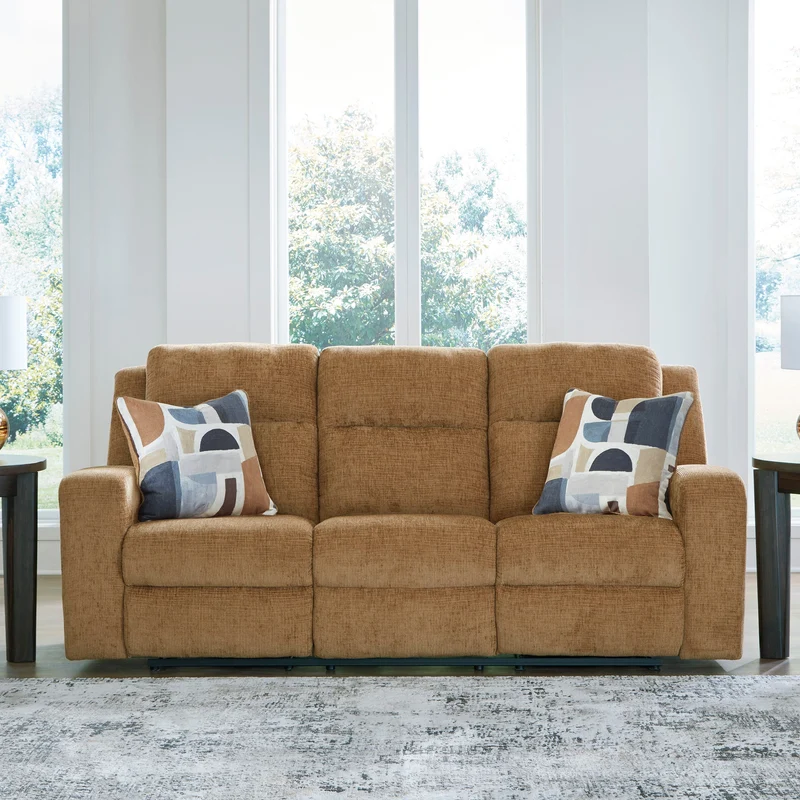 Sofa inclinable en tissu avec coussins - Kanlow