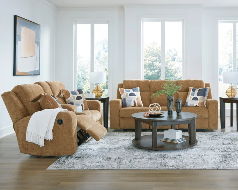 Sofa inclinable en tissu avec coussins - Kanlow