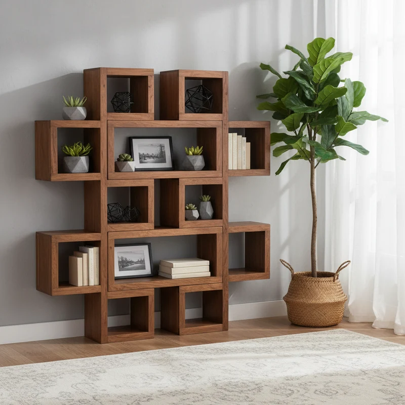 Étagère asymétrique | Acacia Greco III
