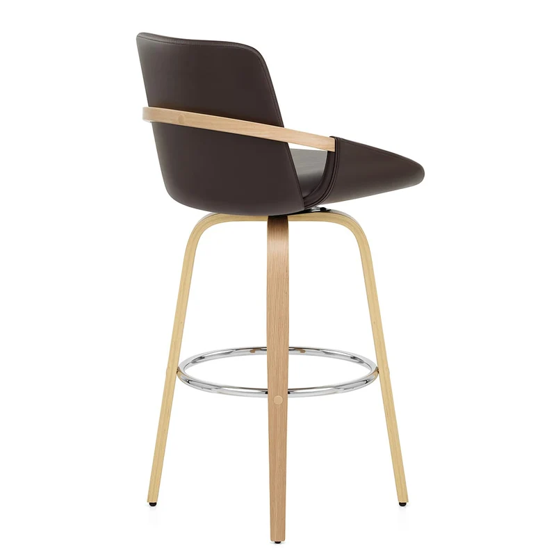 Tabouret de Bar Faux Cuir - Ohio Marron