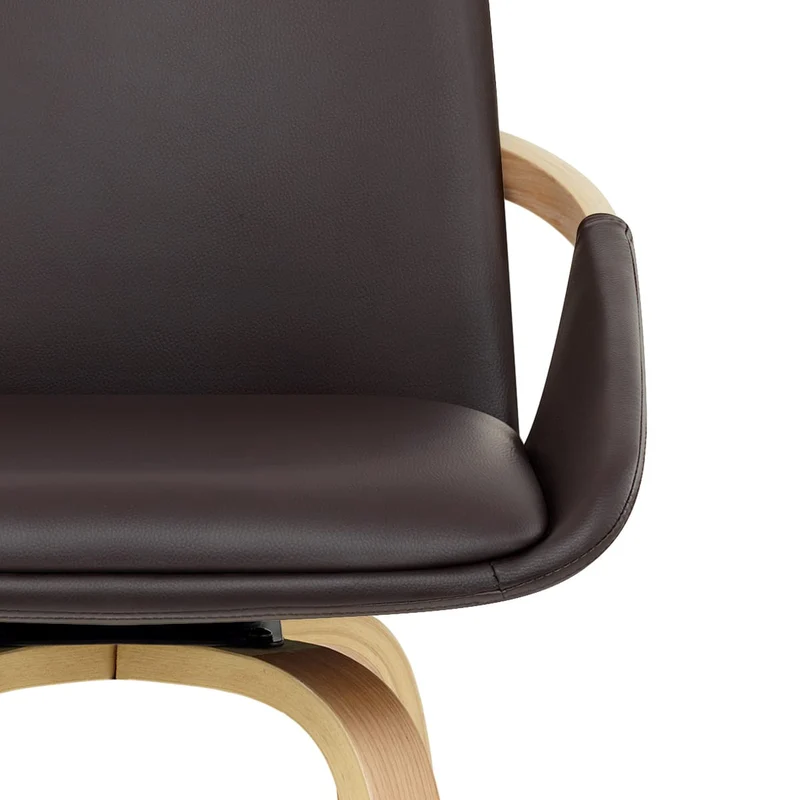 Tabouret de Bar Faux Cuir - Ohio Marron
