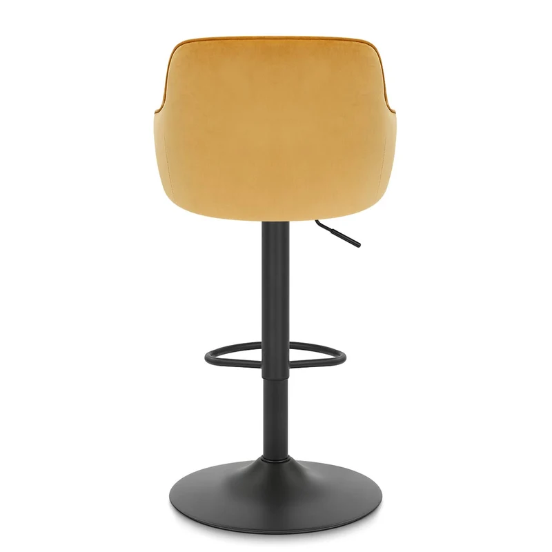 Tabouret Velours - Perth Jaune