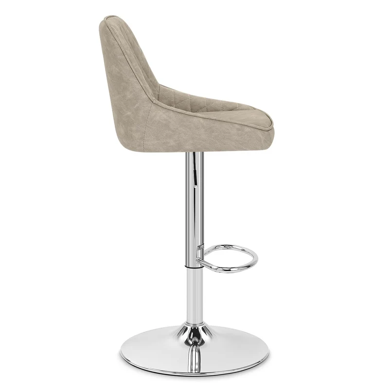 Tabouret Faux Cuir - Darwin Crème