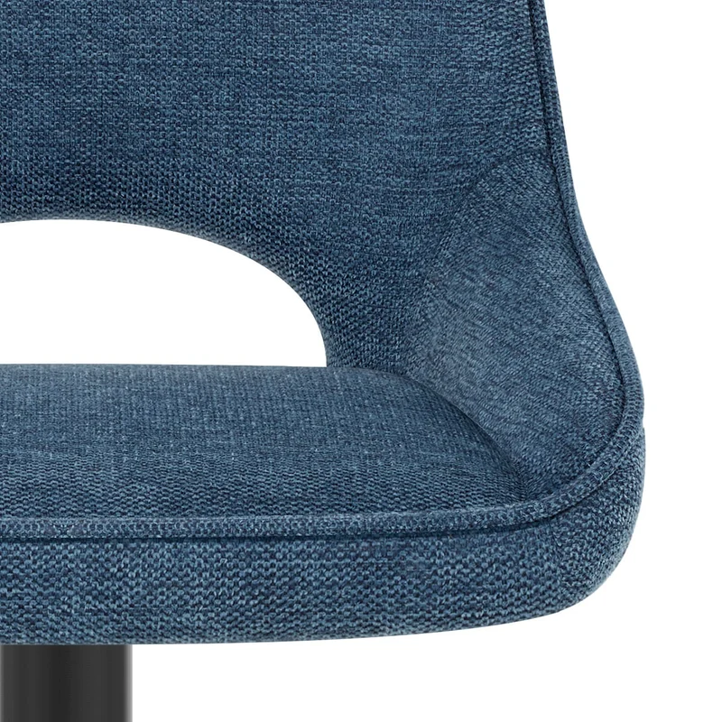 Tabouret de Bar Tissu - Paris Bleu