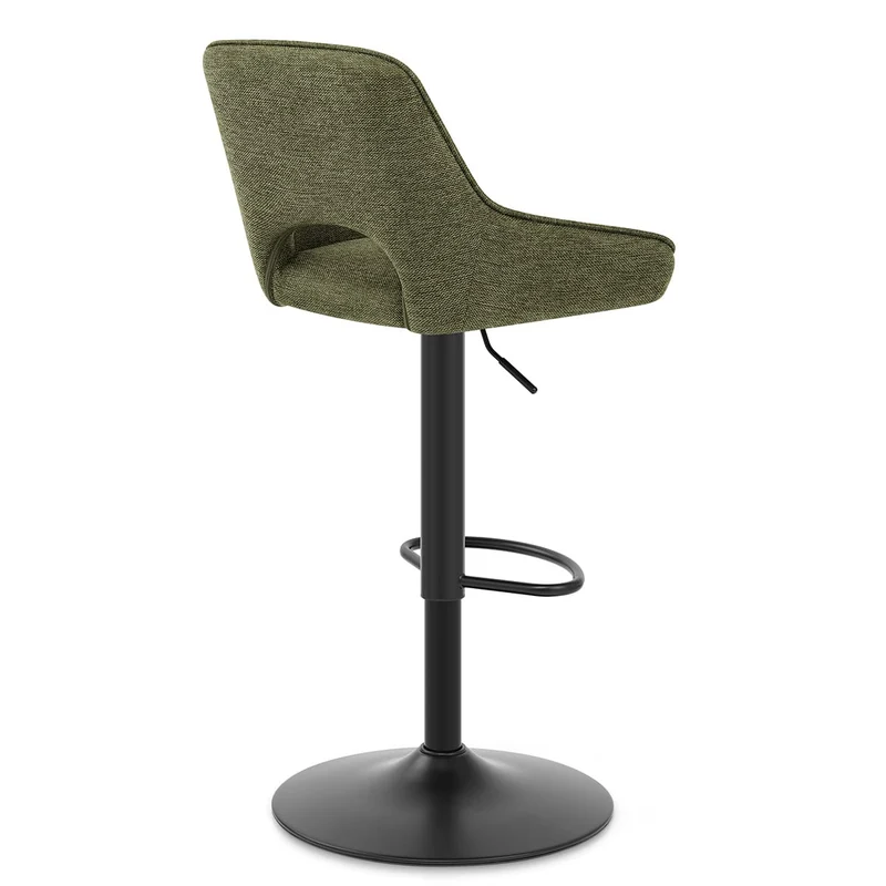 Tabouret de Bar Tissu - Paris Vert