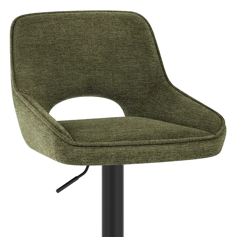 Tabouret de Bar Tissu - Paris Vert