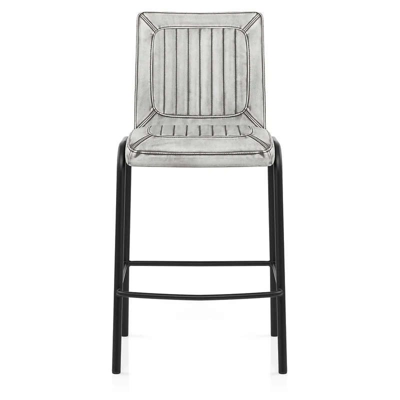 Tabouret de Bar Faux Cuir - Osprey Blanc