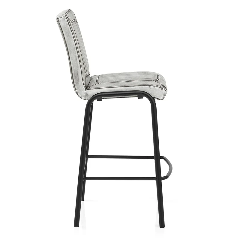 Tabouret de Bar Faux Cuir - Osprey Blanc