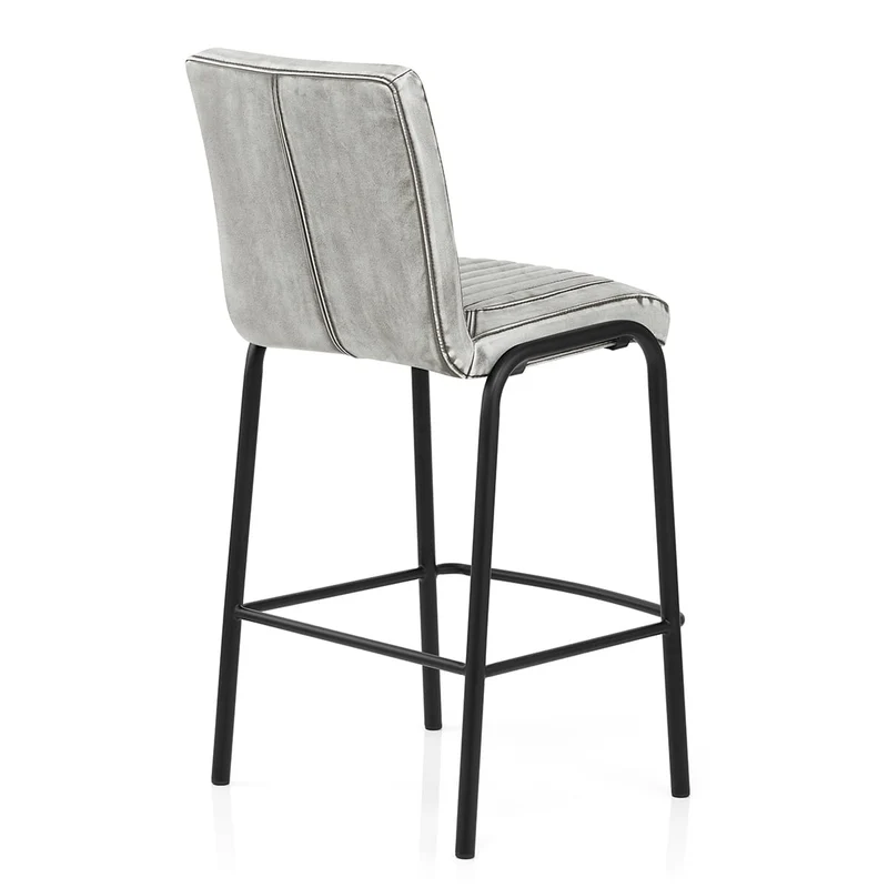 Tabouret de Bar Faux Cuir - Osprey Blanc