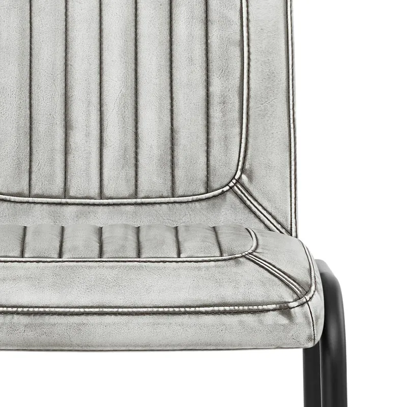Tabouret de Bar Faux Cuir - Osprey Blanc