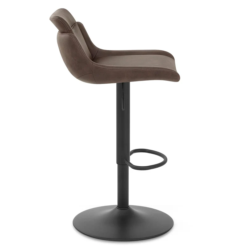 Tabouret de Bar Faux Cuir - Pablo Marron