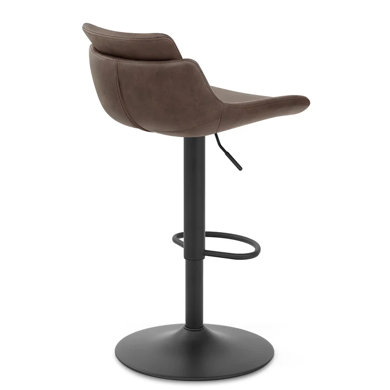 Tabouret de Bar Faux Cuir - Pablo Marron