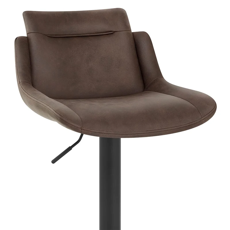 Tabouret de Bar Faux Cuir - Pablo Marron