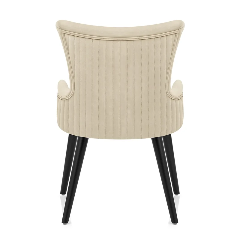 Chaise Faux Cuir - Diablo Crème