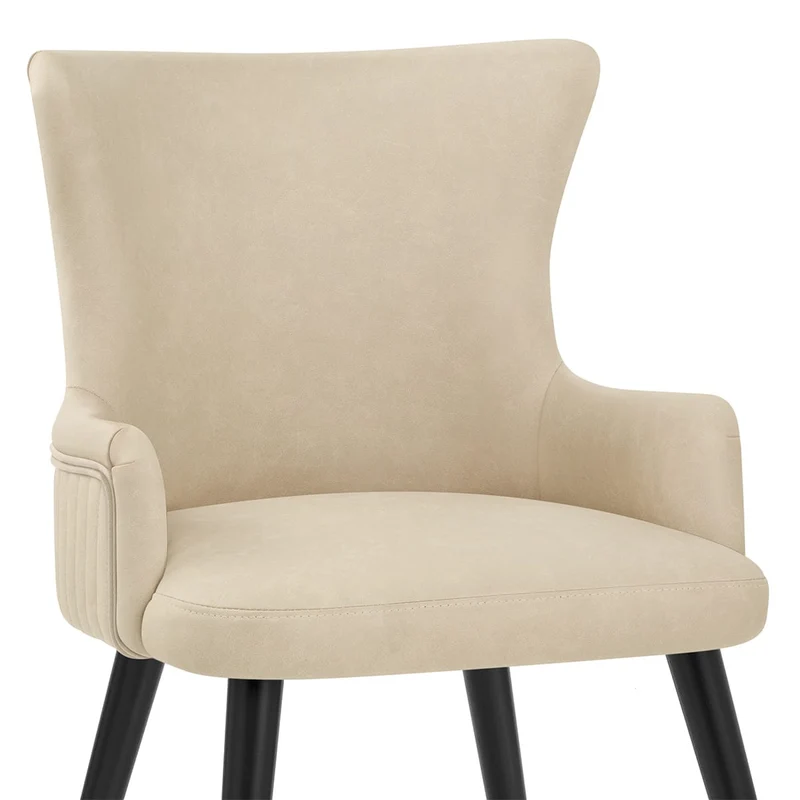 Chaise Faux Cuir - Diablo Crème