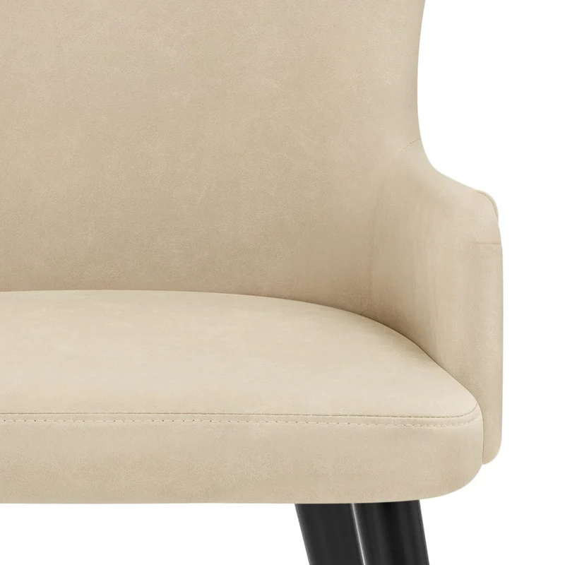Chaise Faux Cuir - Diablo Crème