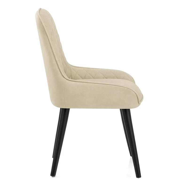 Chaise Faux Cuir - Azure Crème