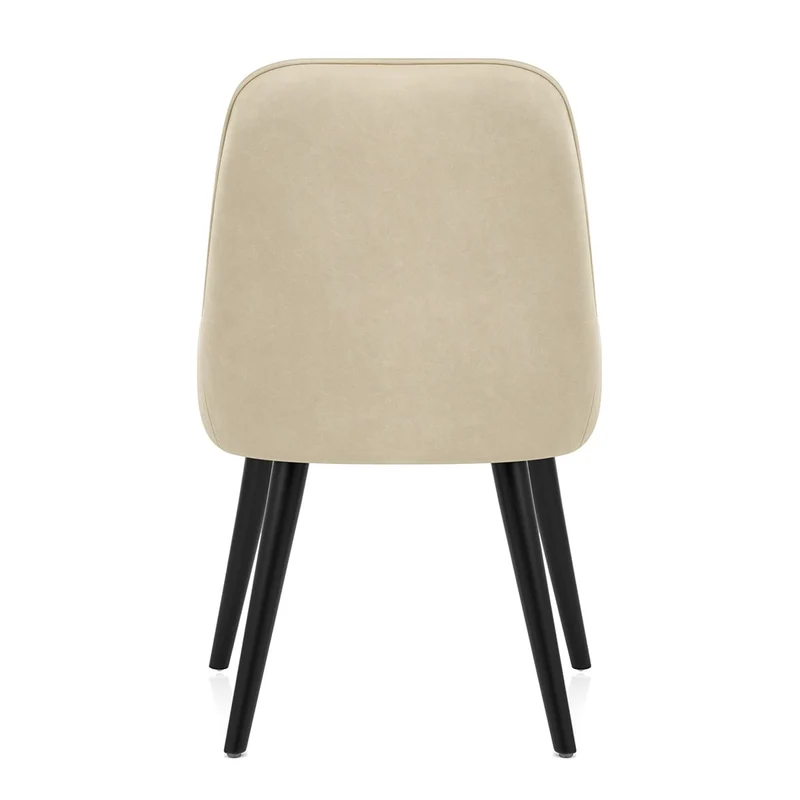 Chaise Faux Cuir - Azure Crème