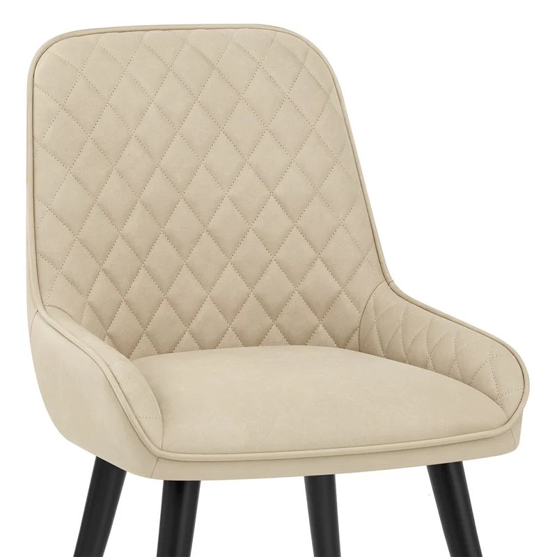 Chaise Faux Cuir - Azure Crème