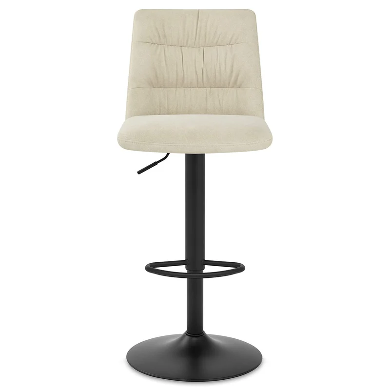 Tabouret de Bar Velours - Mechu Crème