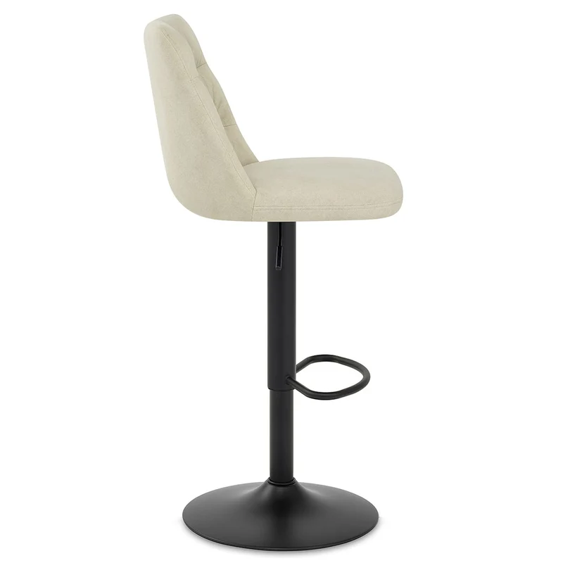Tabouret de Bar Velours - Mechu Crème