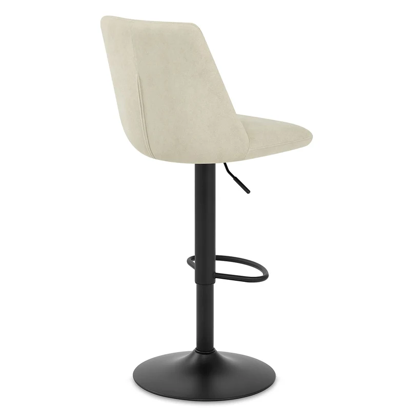 Tabouret de Bar Velours - Mechu Crème