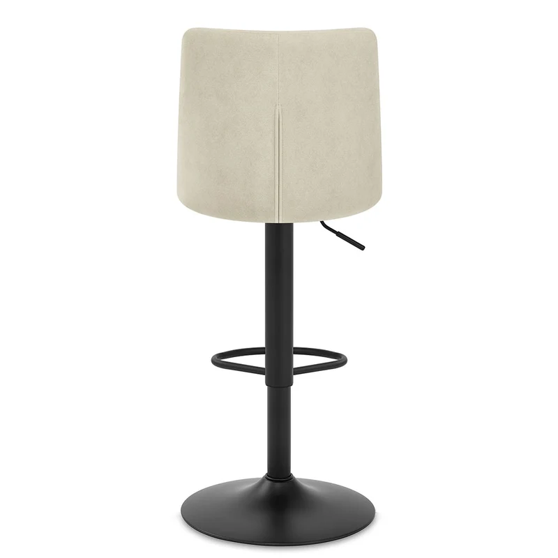 Tabouret de Bar Velours - Mechu Crème
