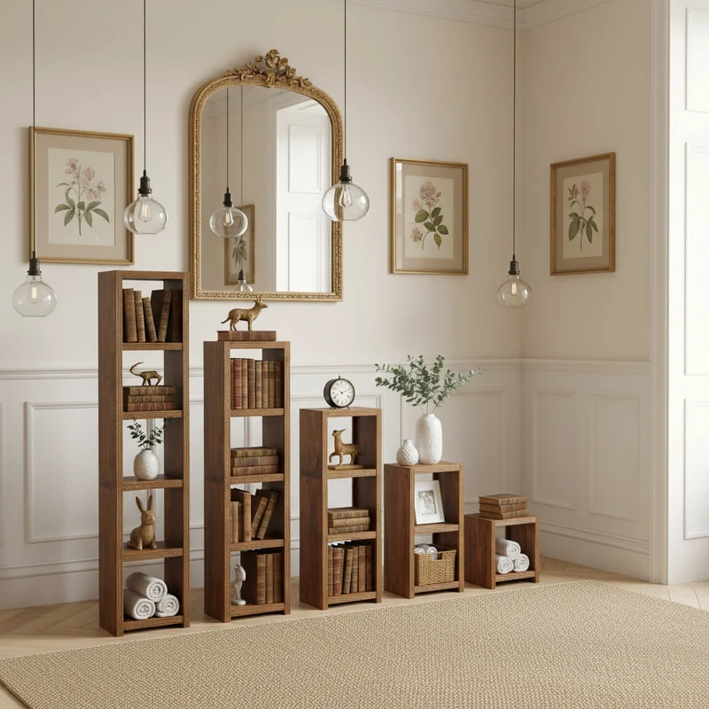 Étagère 2 cases H100 cm | Acacia Florence
