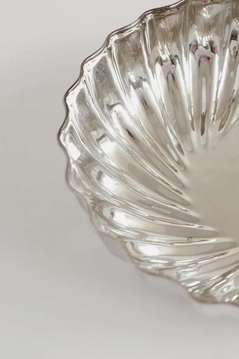 Guido Galbiati Milano Silver-Plated Shell Bowl