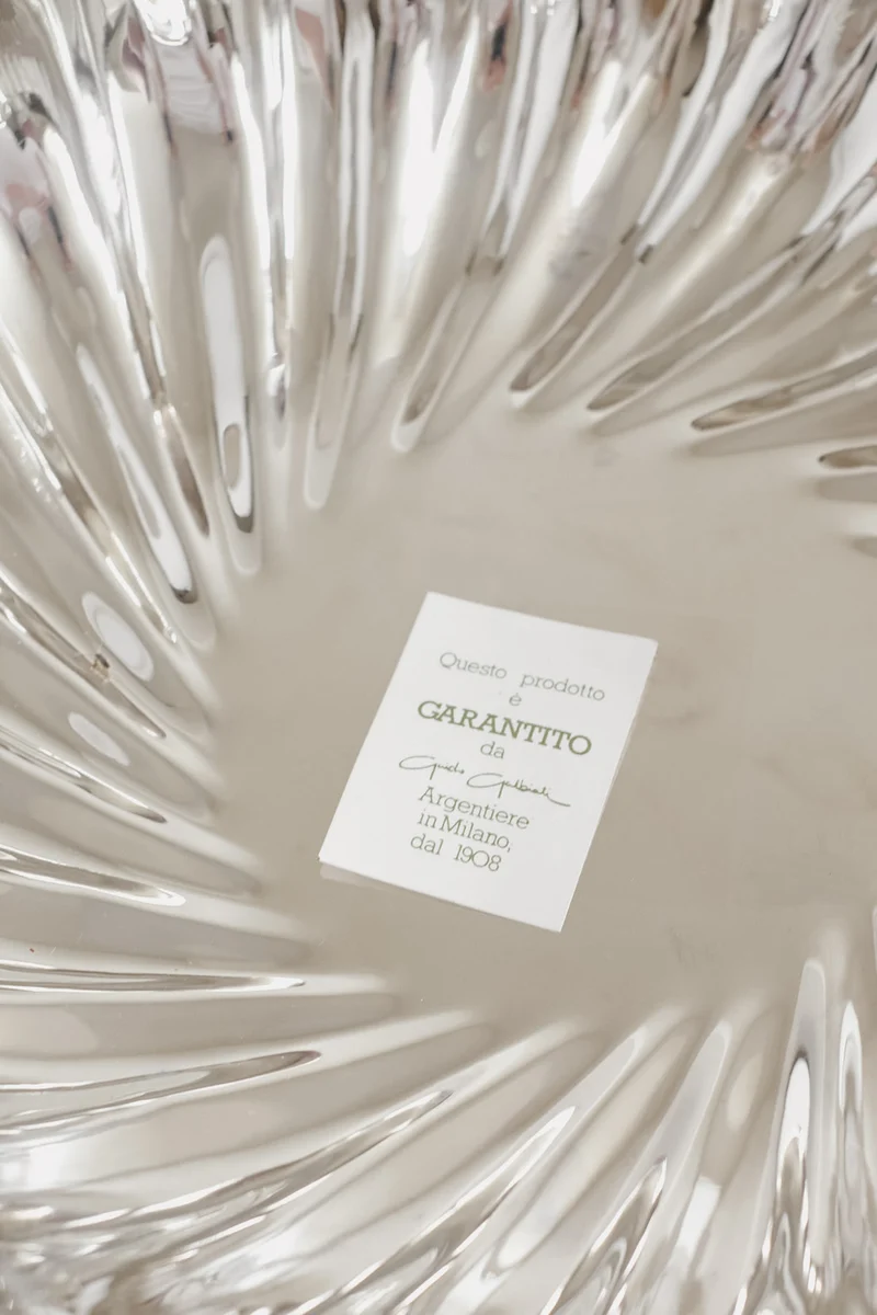 Guido Galbiati Milano Silver-Plated Shell Bowl