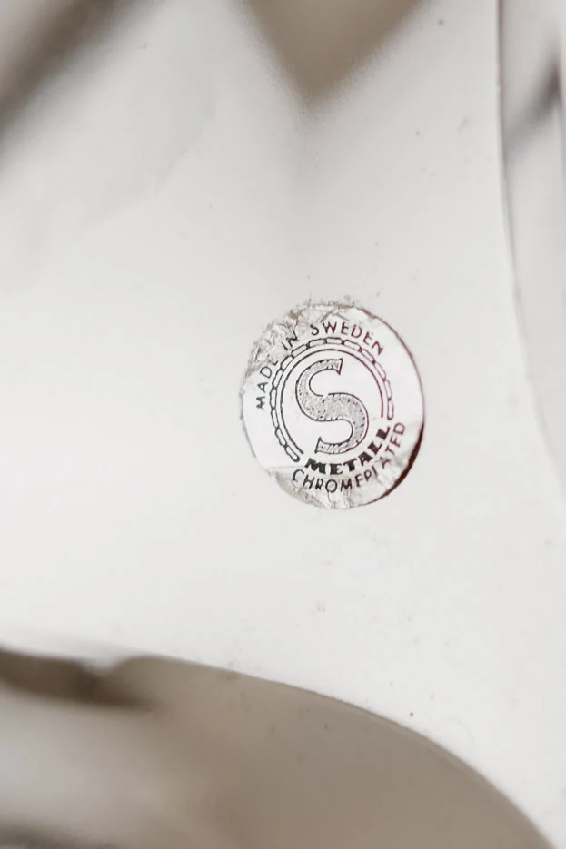 Elegant Mid-Century Vintage Chrome Serving Dish