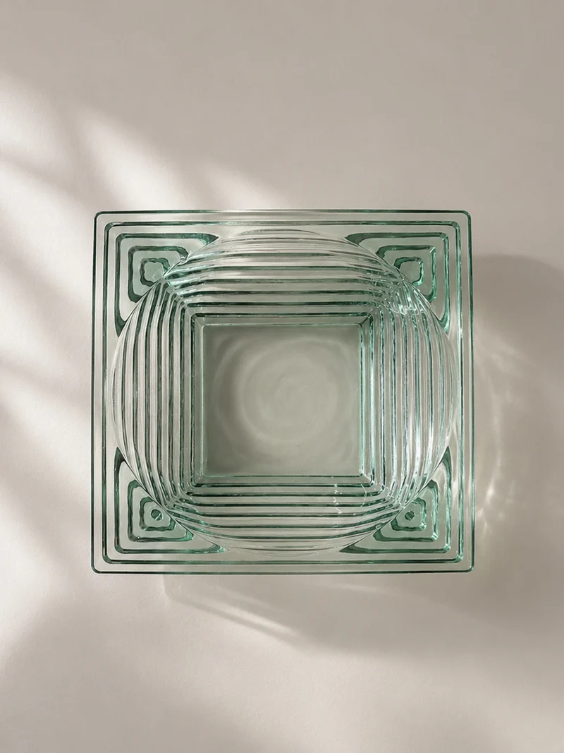 Art Deco Revival Fruit Bowl - 1980s