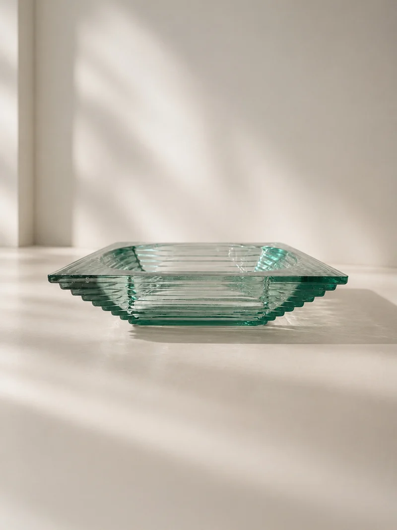 Art Deco Revival Fruit Bowl - 1980s