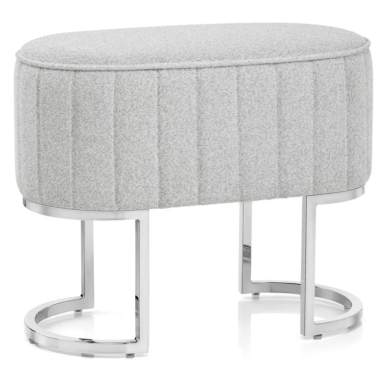 Tabouret Tissu - Duet Gris