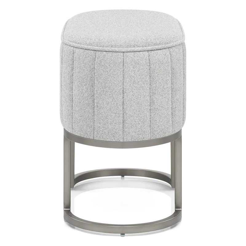 Tabouret Graphite Tissu - Duet Gris