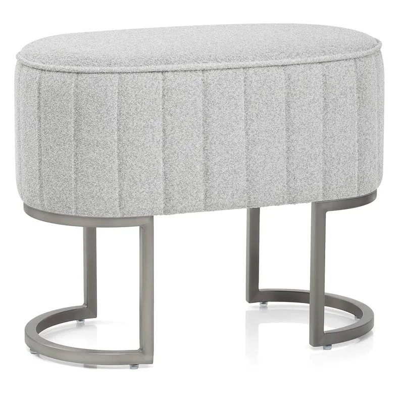 Tabouret Graphite Tissu - Duet Gris