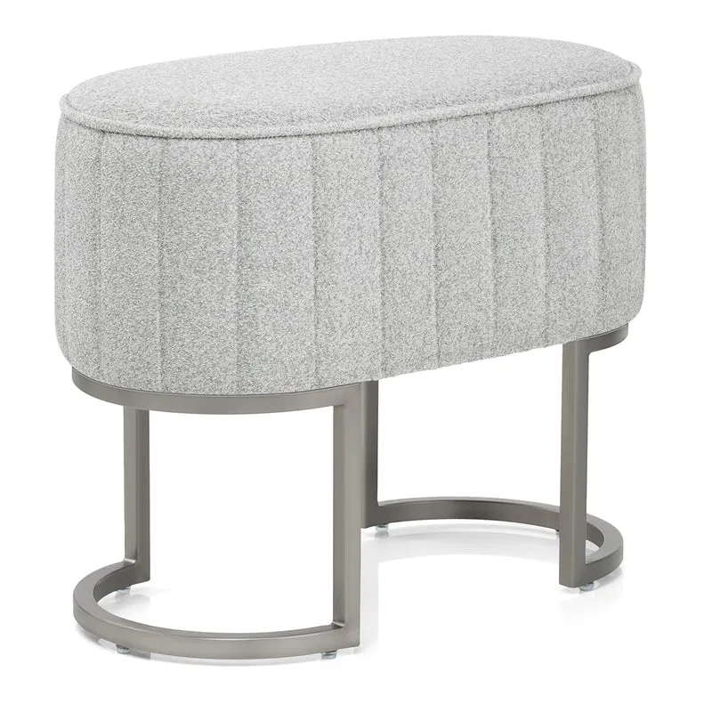 Tabouret Graphite Tissu - Duet Gris