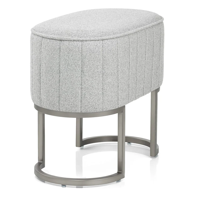 Tabouret Graphite Tissu - Duet Gris