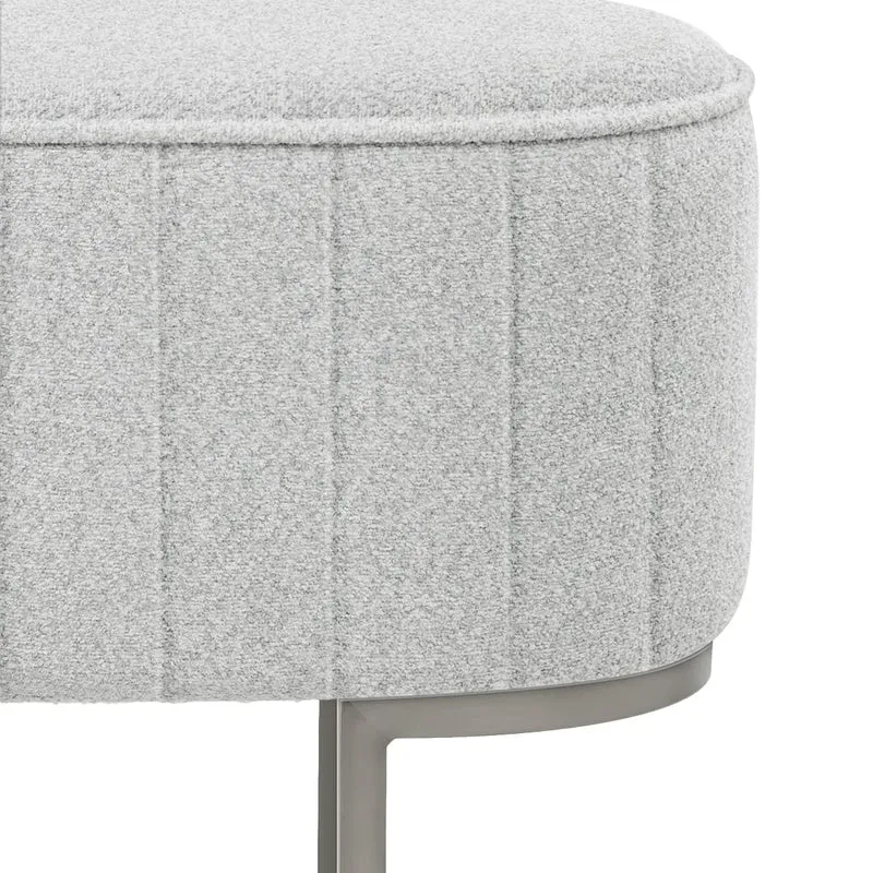 Tabouret Graphite Tissu - Duet Gris