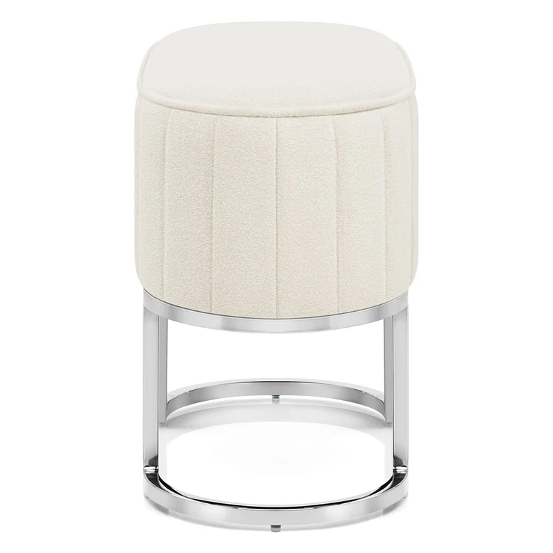Tabouret Tissu - Duet Crème