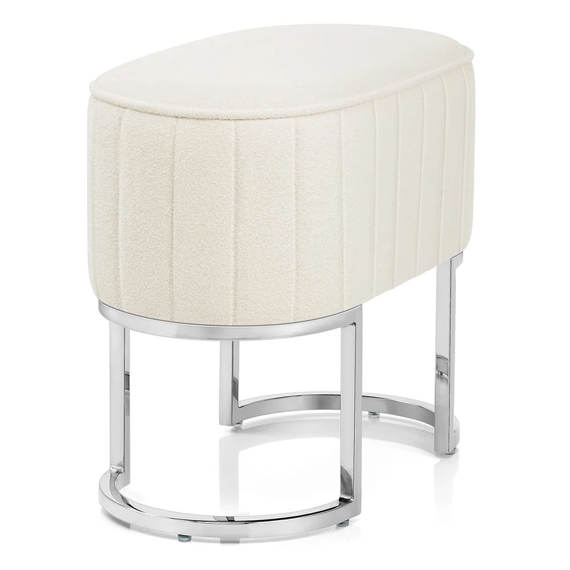 Tabouret Tissu - Duet Crème