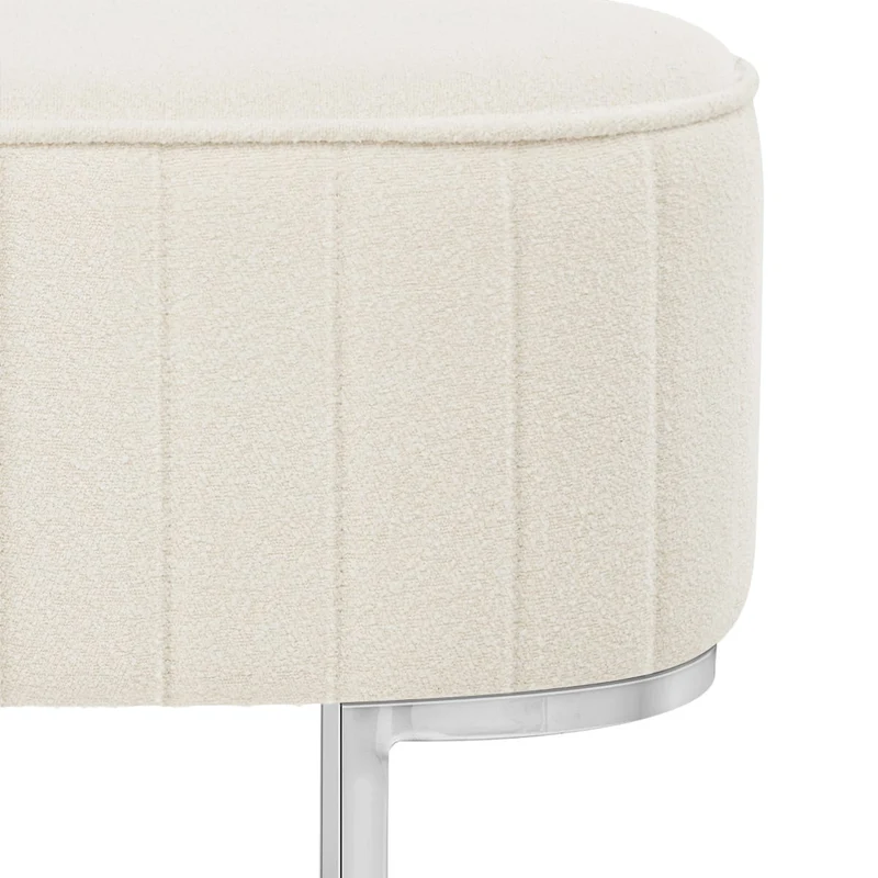 Tabouret Tissu - Duet Crème