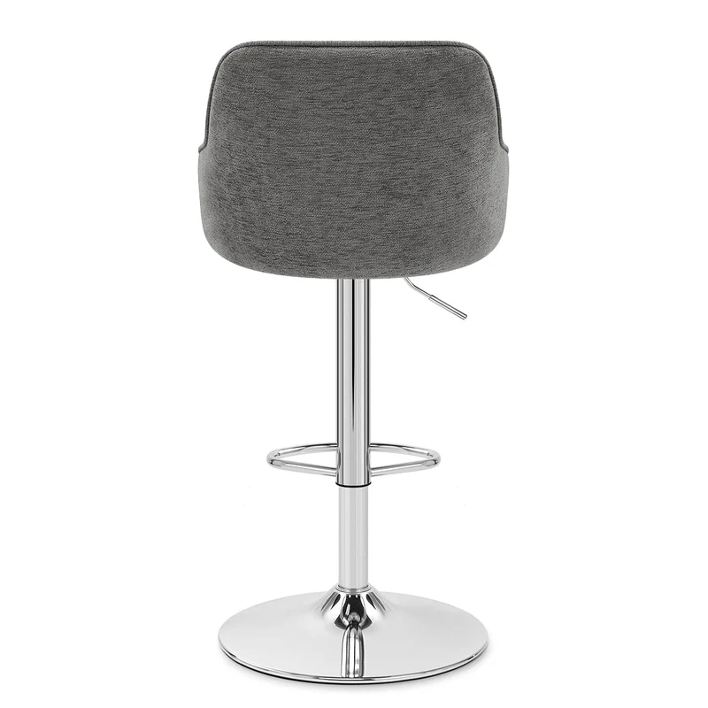 Tabouret de Bar Tissu - Butler Gris