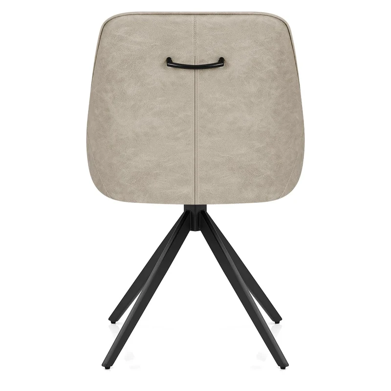 Chaise Faux Cuir - Amelia Taupe
