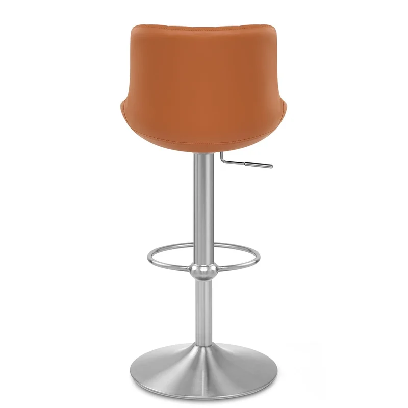 Tabouret Cuir Véritable - Versailles Marron