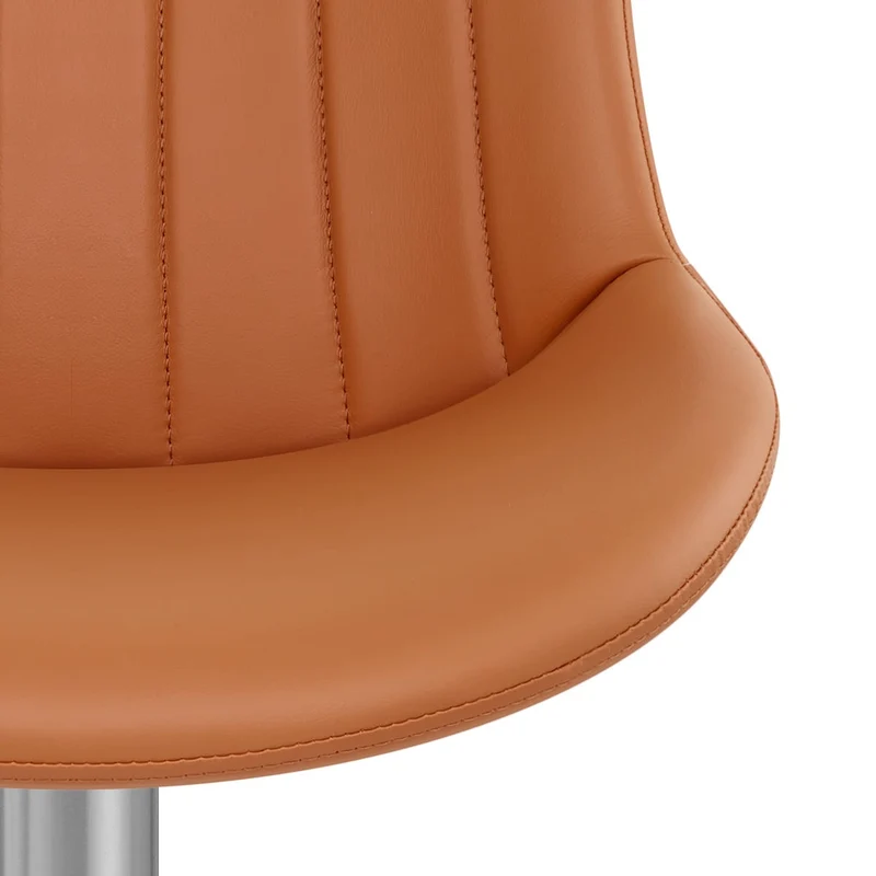 Tabouret Cuir Véritable - Versailles Marron