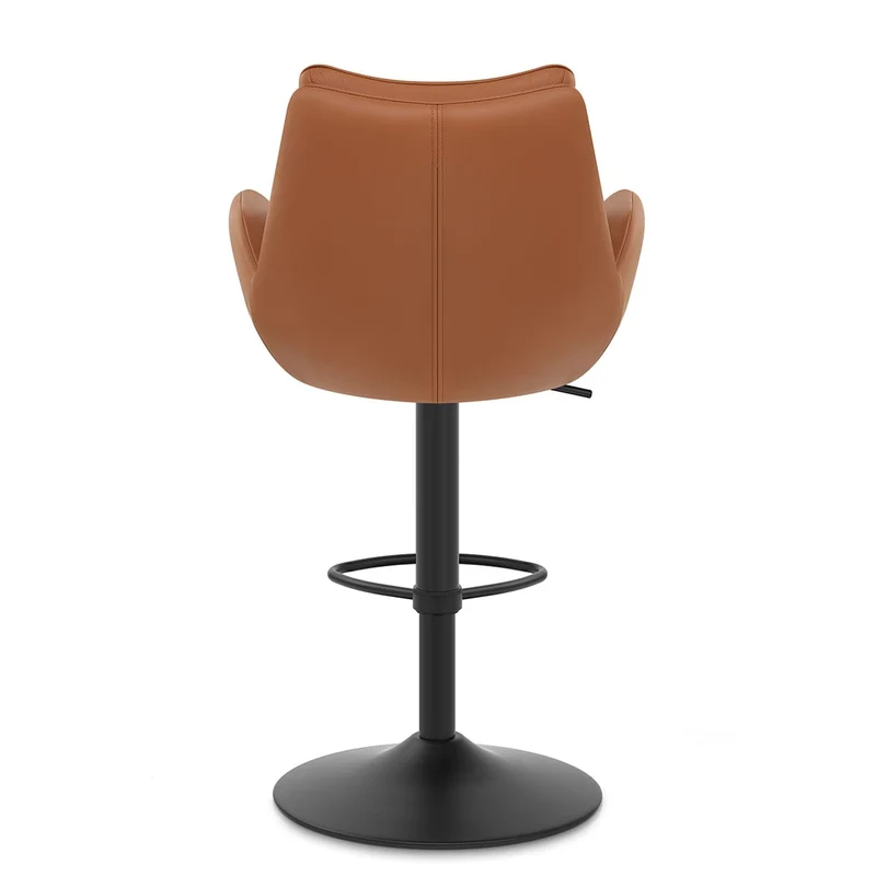 Tabouret Cuir Véritable - Madrid Marron