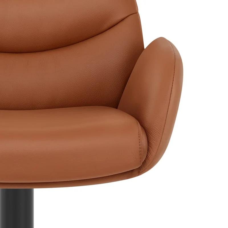 Tabouret Cuir Véritable - Madrid Marron