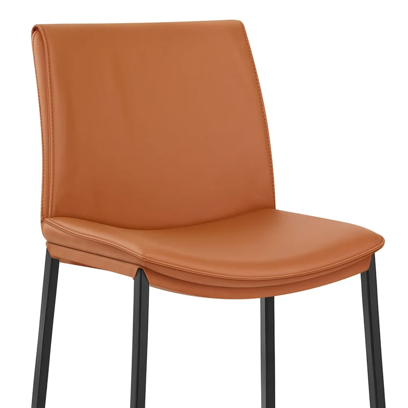 Tabouret Cuir Veritable - Addison Marron