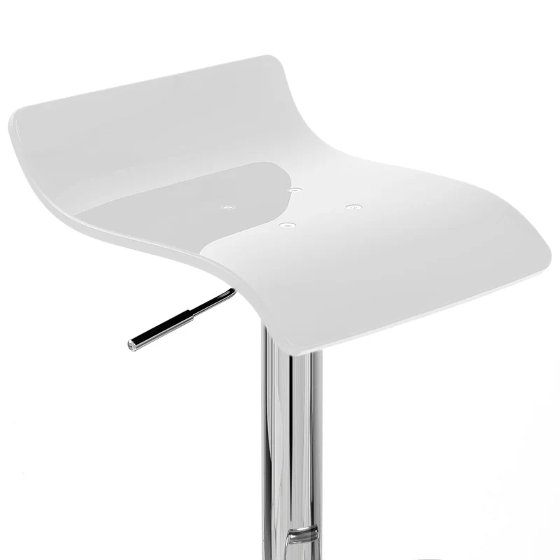 Tabouret Plastique - Shimmer Blanc
